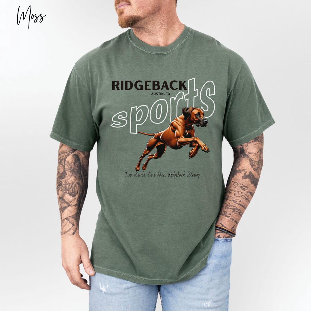 Rhodesian Ridgeback Shirt, Custom Ridgeback Personalized Running Club T ...