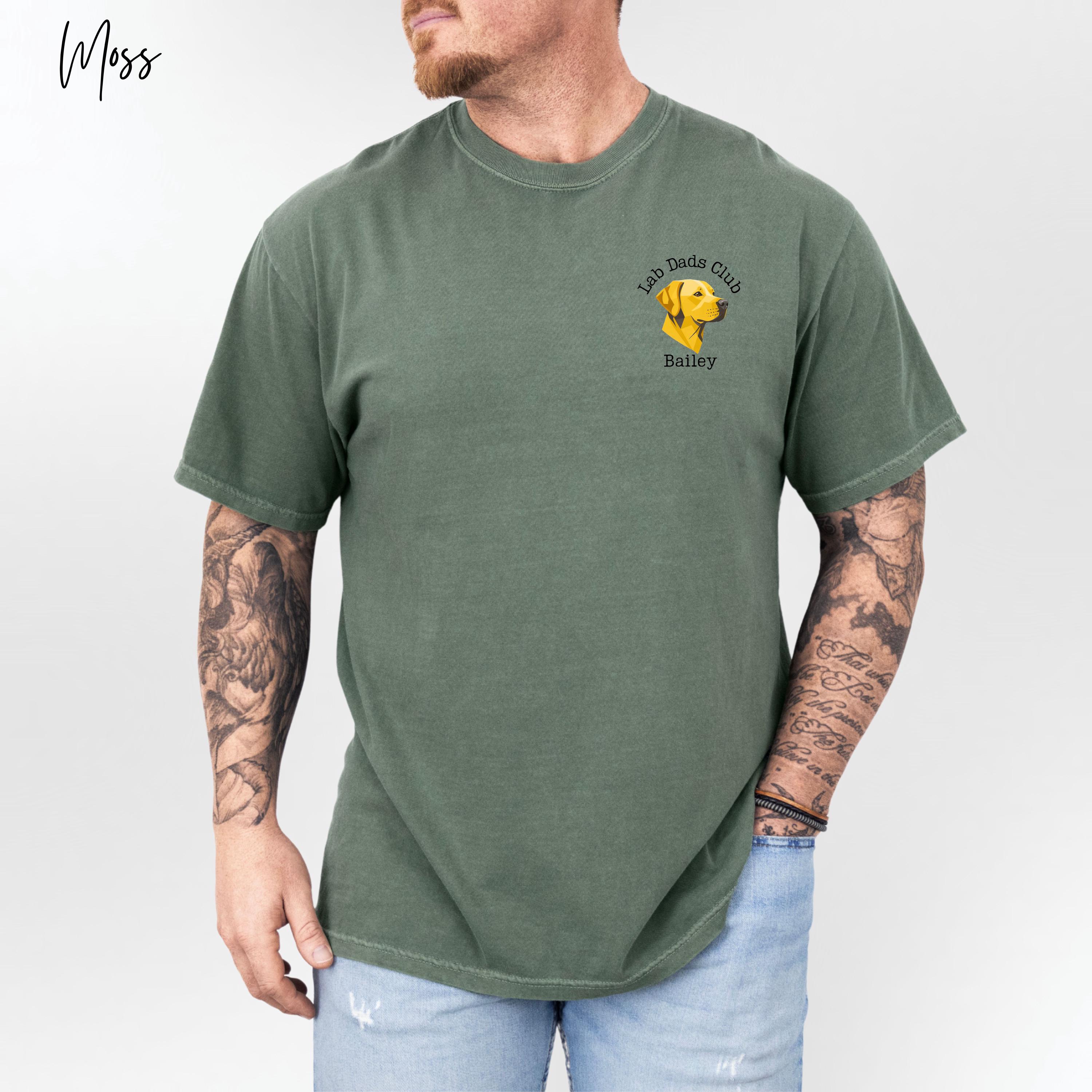 その他 S Yellow Labrador Dad Comfort Colors® Shirt, Lab Dads Club Tshirt