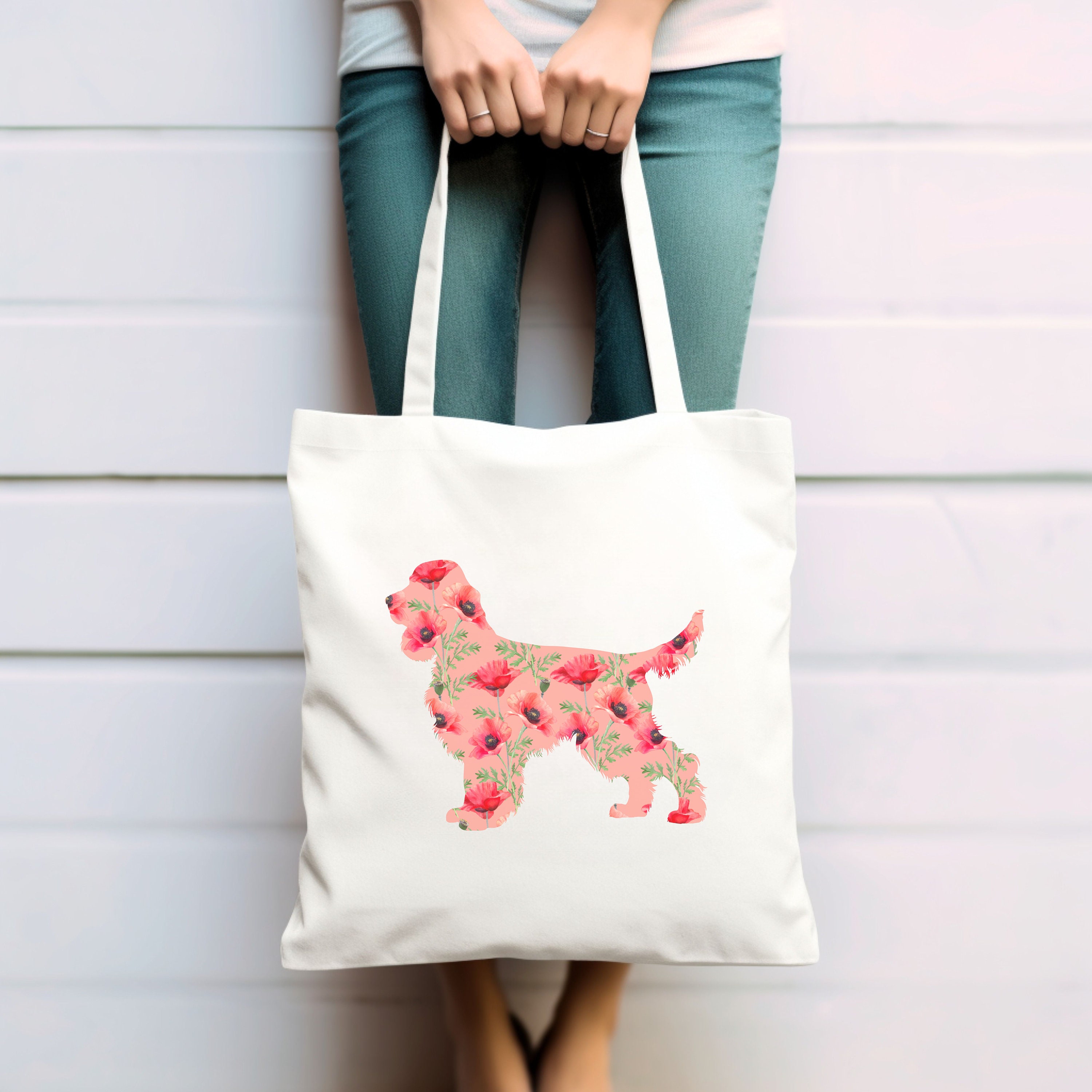 Make-up-Tasche Für Cocker Spaniel Liebhaber – „Just A Girl Who Loves Cocker Spaniels“