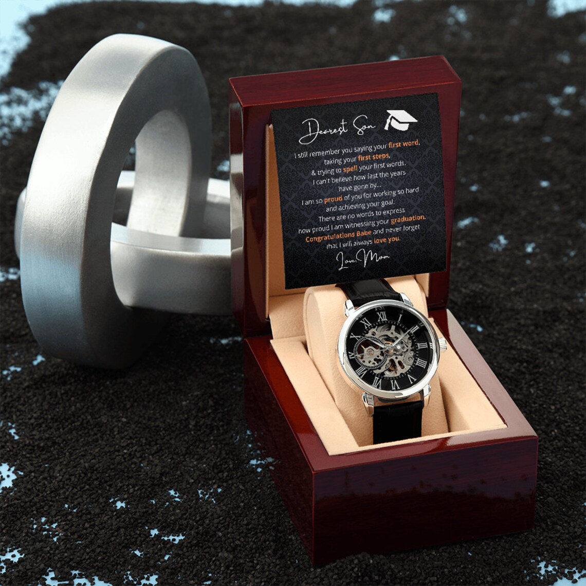 Graduation Gift Watch, Graduation Gift for Him, College Gift for Son, High School, Senior