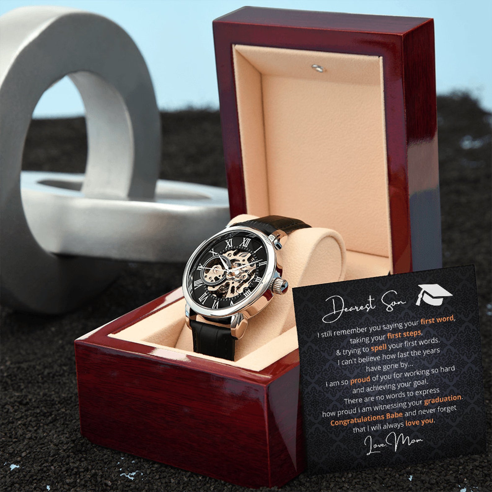 Graduation Gift Watch, Graduation Gift for Him, College Gift for Son, High School, Senior