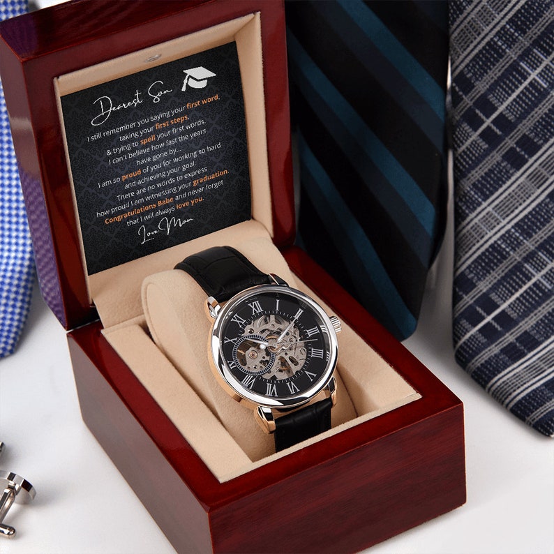 Graduation Gift Watch, Graduation Gift for Him, College Gift for Son
