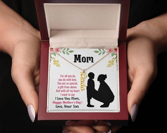 Personalized Minimalist Name Necklace, Custom Sterling Silver Name Necklace,Gold Name Jewelry, Gift for Her, Birthday Gift, Mothers Day Gift