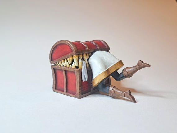 Frieren Mimic Figure: Hand-Painted 3D Printed PLA