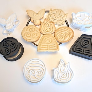 ATLA Inspired Cookie Stamps and Cookie Cutters