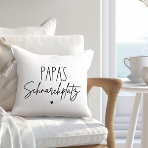 Cushion cover | Snoring place | Gift idea | Father's Day | birthday | personalized | Pillow