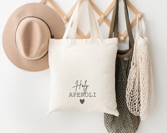 cloth bag | jute bag | holy aperitif | bag | personalized | gift idea | gift | indentation | Birthday