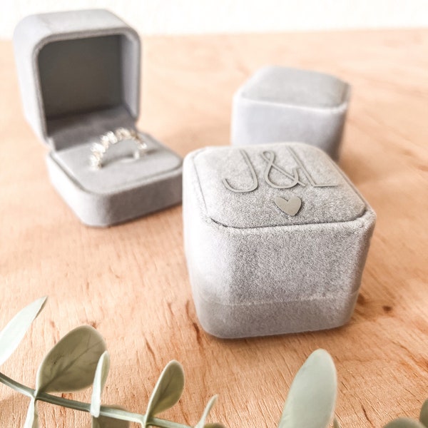 Ringbox | Schatulle | Antrag | Verlobung | Heiratsantrag | Hochzeit | personalisiert | Initialen