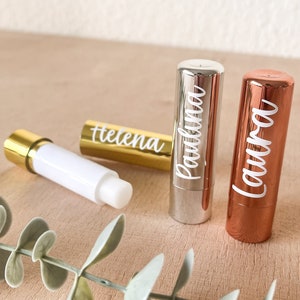 Lippenbalsam Lippenstift Lippenpflege personalisiert Geschenk personalisiert Freundin Muttertag Beauty Geburtstag Bild 3