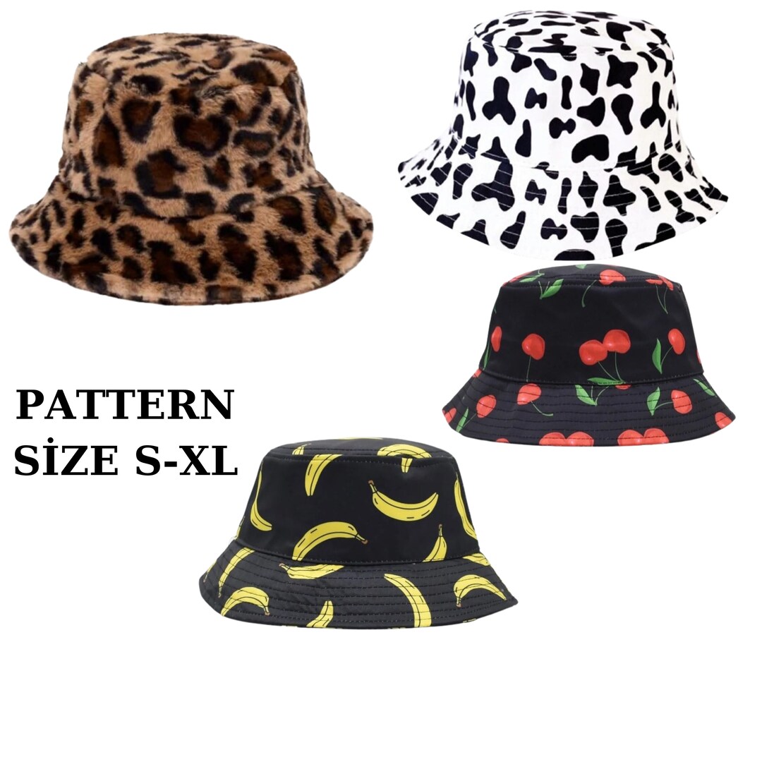 Bucket Hat Sewing Pattern Pdfeasy Sun Cowboy Hat Etsy