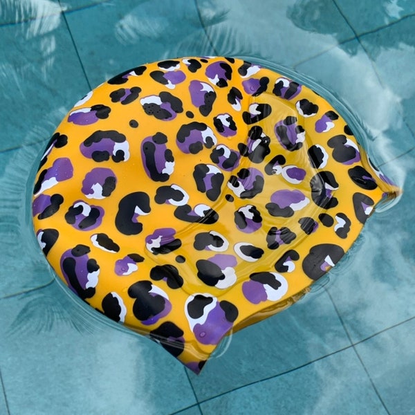 Ladies Premium Silicone Scorpia Fever (funky animal print) Swim Cap - Great for Open Water Swimming and Competitive Swimming