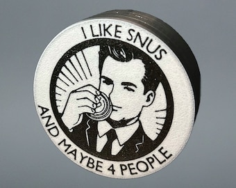 Snus Puck, with Catcher - Great for ZYN, Grinds and more!