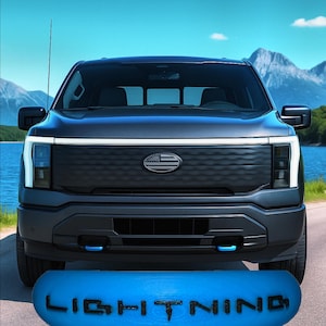 Couvre-crochets de remorquage Lightning 2022-2025 – Couvre-crochets de couleur assortie en un clic pour Ford Lightning | Accessoires de foudre F150