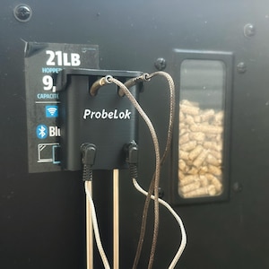 ProbeLok Magnetischer Grillfühler Halter - Hält sicher 2 Fleisch Thermometer Sonden - Grill & Smoker Zubehör