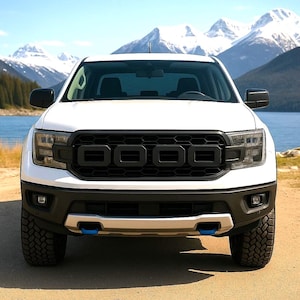 Couvre-crochets de remorquage pour Ford Ranger 2024+ | Housses authentiques Click Fit | Casquettes colorées | Module enfichable