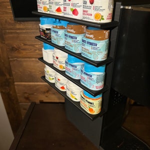 Ninja Thirsti Pod Shelf 6-16 Storage Drink System Thirsti Flavors Pod Holder 16 Side Flat Top