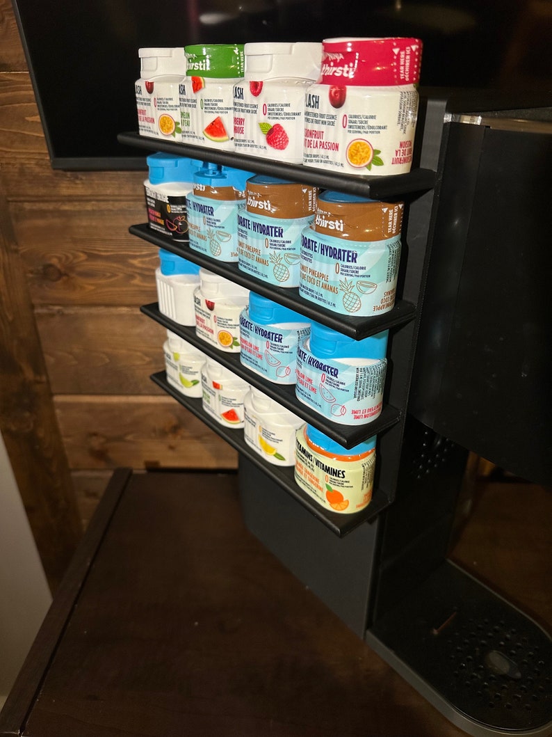 Ninja Thirsti Pod Shelf 6-16 Storage Drink System Thirsti Flavors Pod Holder 16 Side Flat Top