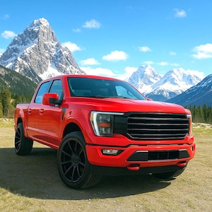2015-2025 Couvre-crochets de remorquage encliquetables pour F-150 | Garniture pour crochet de remorquage F150 | Accessoires F-150 de couleur assortie