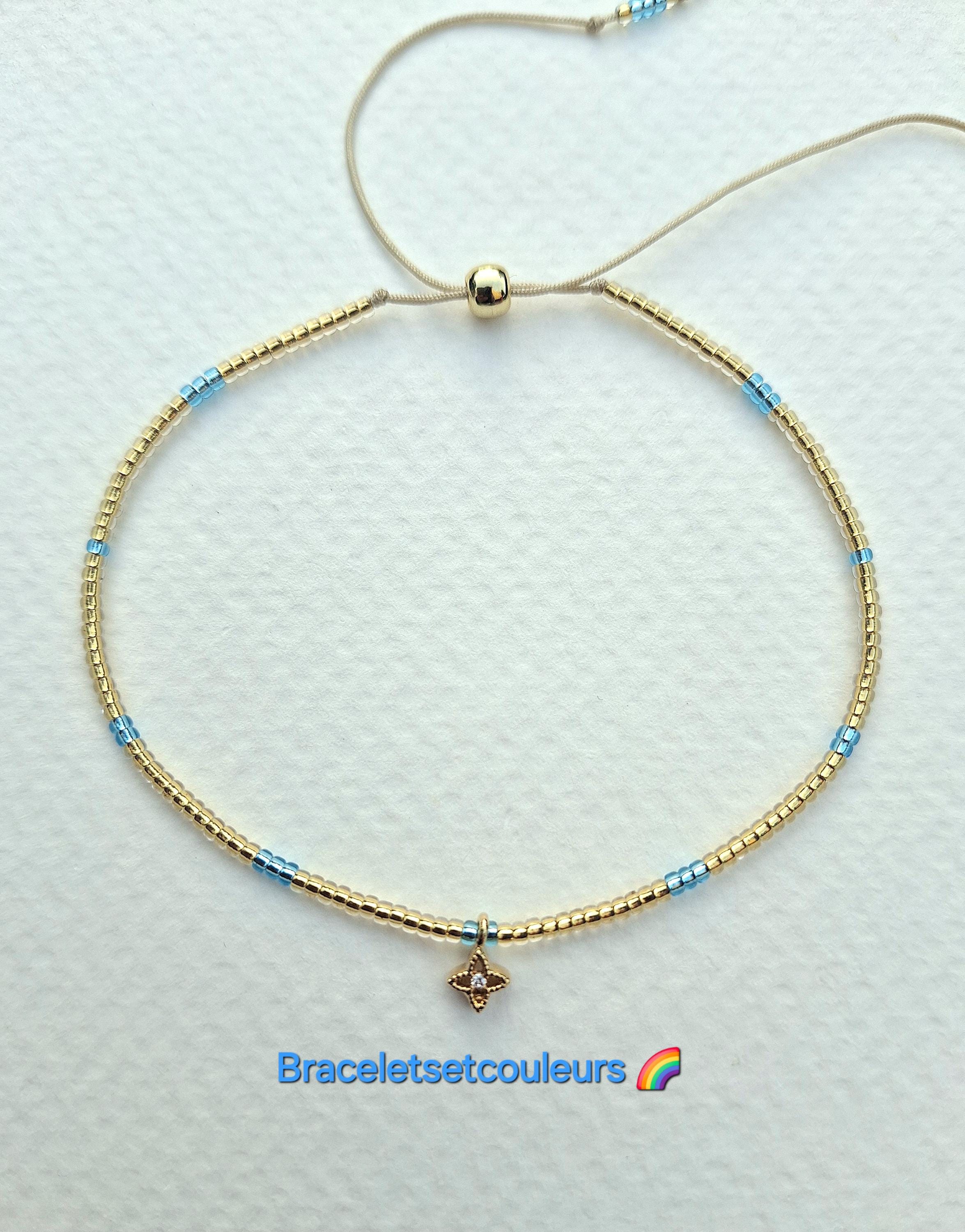 Charme Italien Cœur Bleu 9mm - Module Pour Bracelet à Maillons, Personnalisable, En Acier Inoxydable Et Zirconium