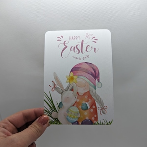 Cartolina "Trolline di Pasqua", DIN A6, biglietto di auguri, cartolina di Pasqua, biglietto di Pasqua, troll di Pasqua, uova di Pasqua, coniglietto di Pasqua, troll
