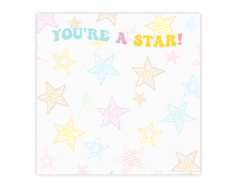 Teacher Sticky Note, Teacher Notepad, Star Sticky Note, Teacher Appreciation, Cute Sticky Note, Desk Accessories Sticky Pad