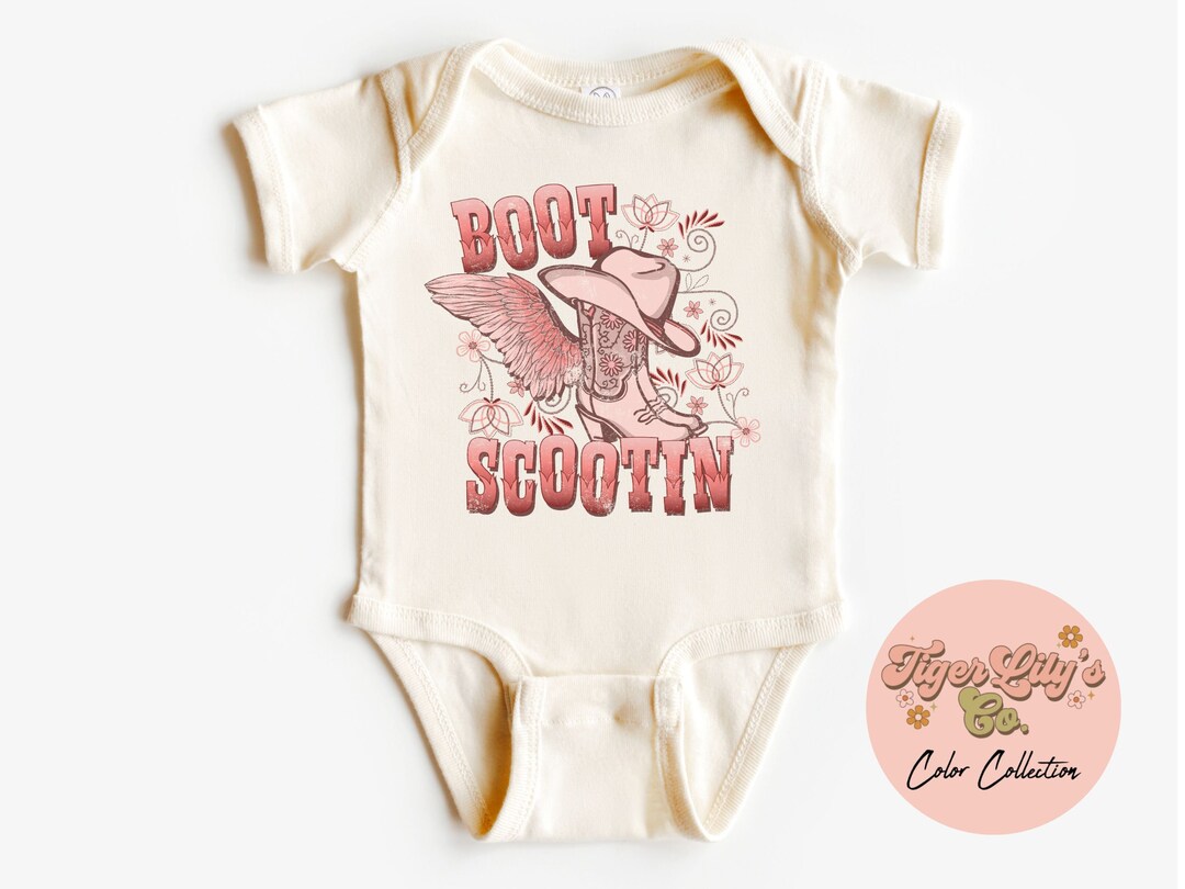 Boot Scootin Baby Onesie Boho Western Country Cowgirl Etsy