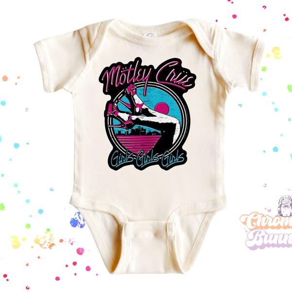 MC Classic Rock Band Baby Onesie® - Baby Rock Band Shirt, Musician Baby Gift