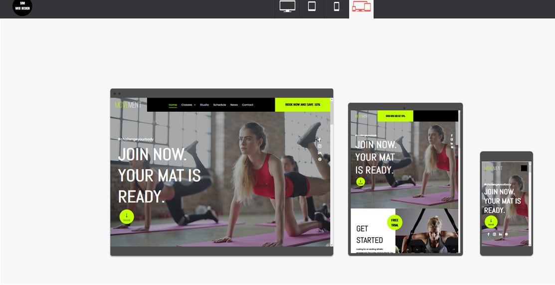 Gym | Personal Trainer | Fitness Instructor Website Template | Website ...