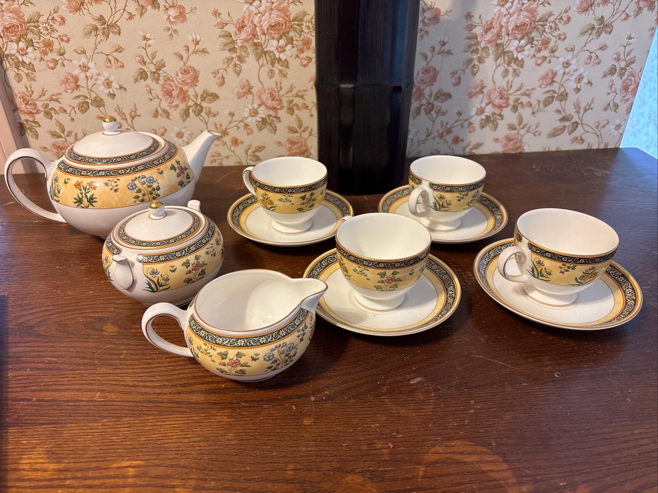 Wedgewood India インディア　プレート　27センチ　6枚セット ウェッジウッド（Wedgwood）インディア スクエアプレート【西洋