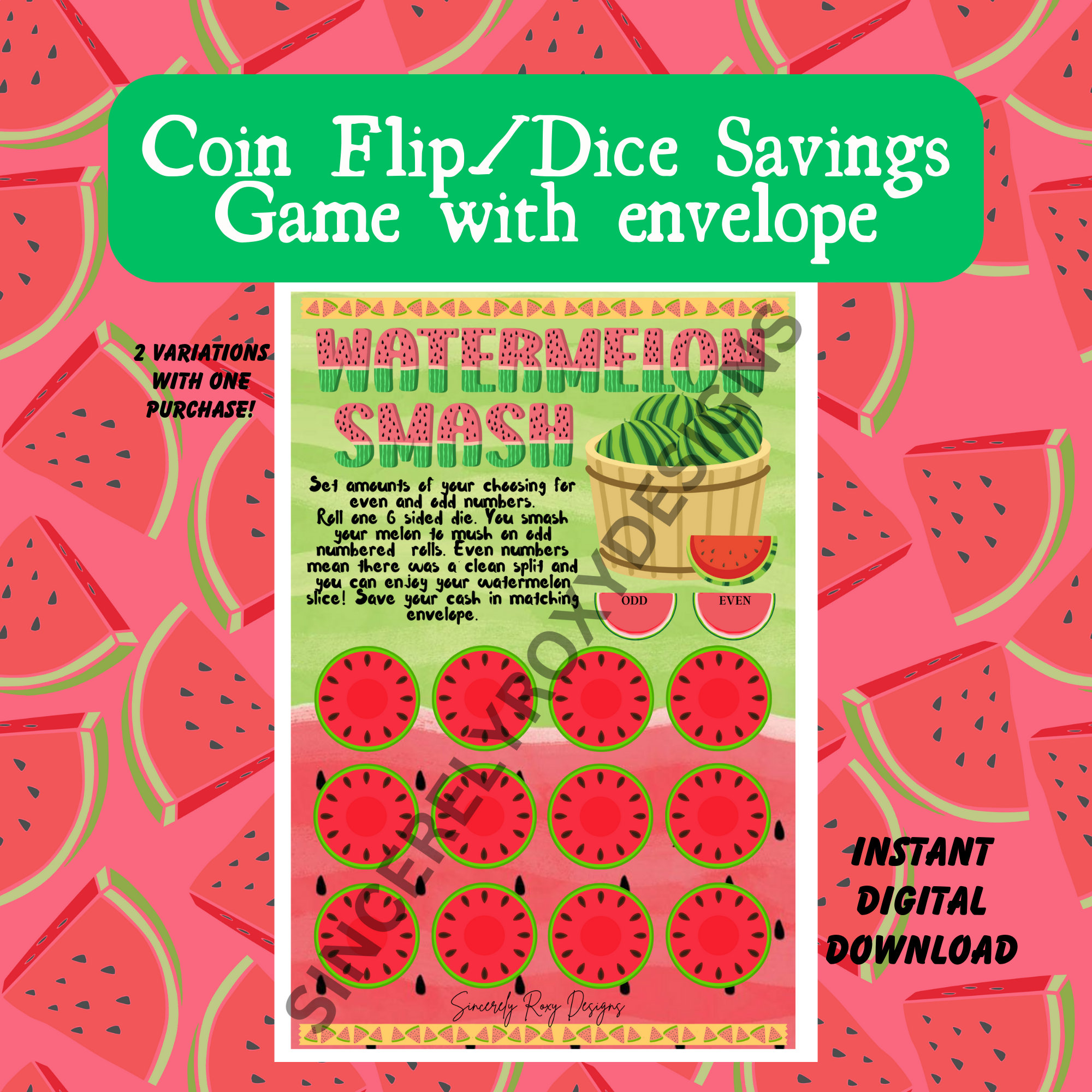 Coin Flip Saving Challenge - Etsy