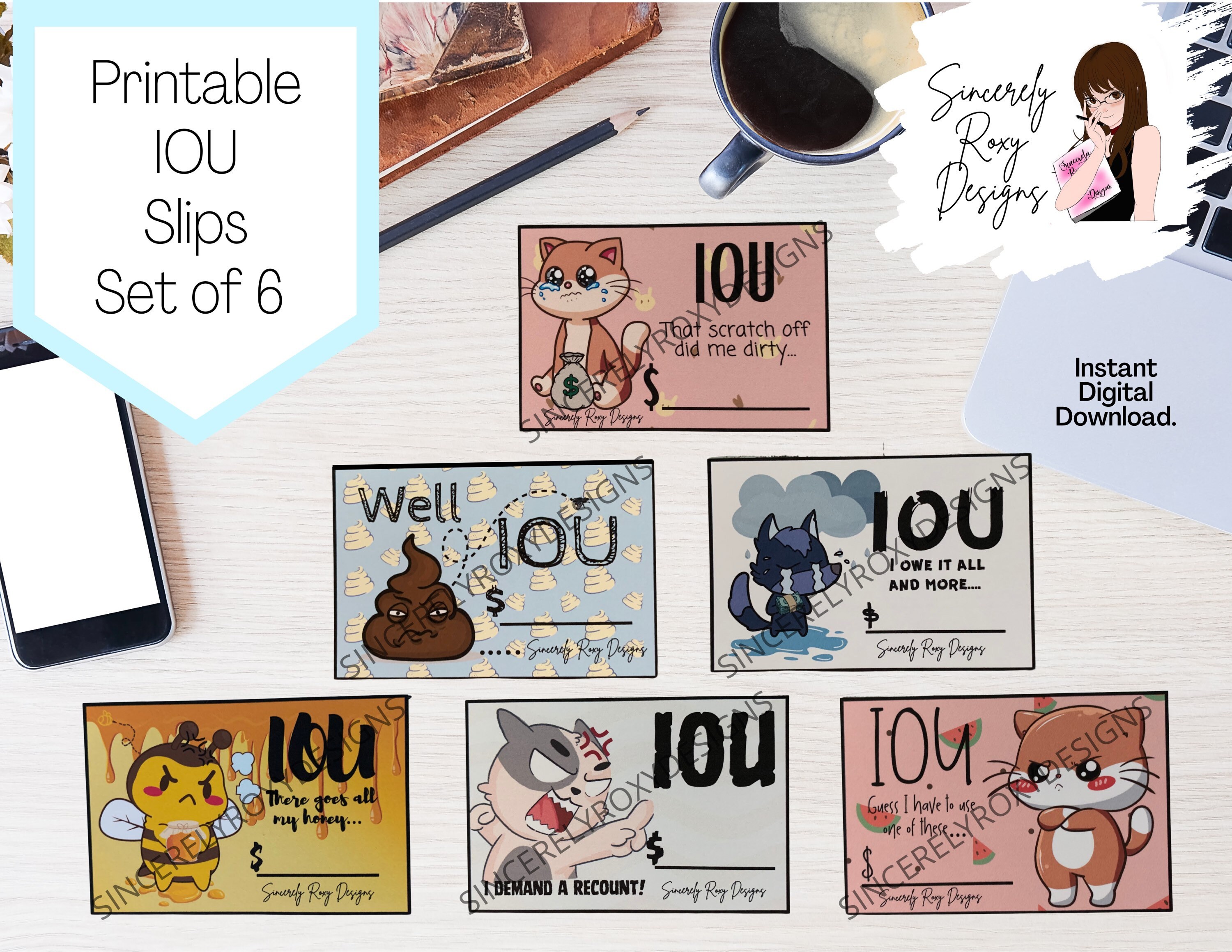 Funny Iou Printable Templates Funny Iou Printable Templates