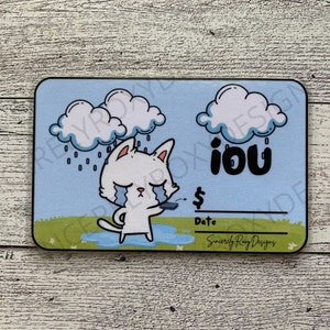 IOU Place Holder Etsy IOU Place Holder Etsy