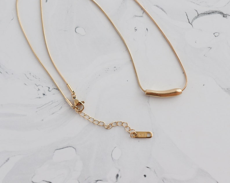 Bar Necklace Statement Bar Pendant Delicate Layering Minimalist Wedding