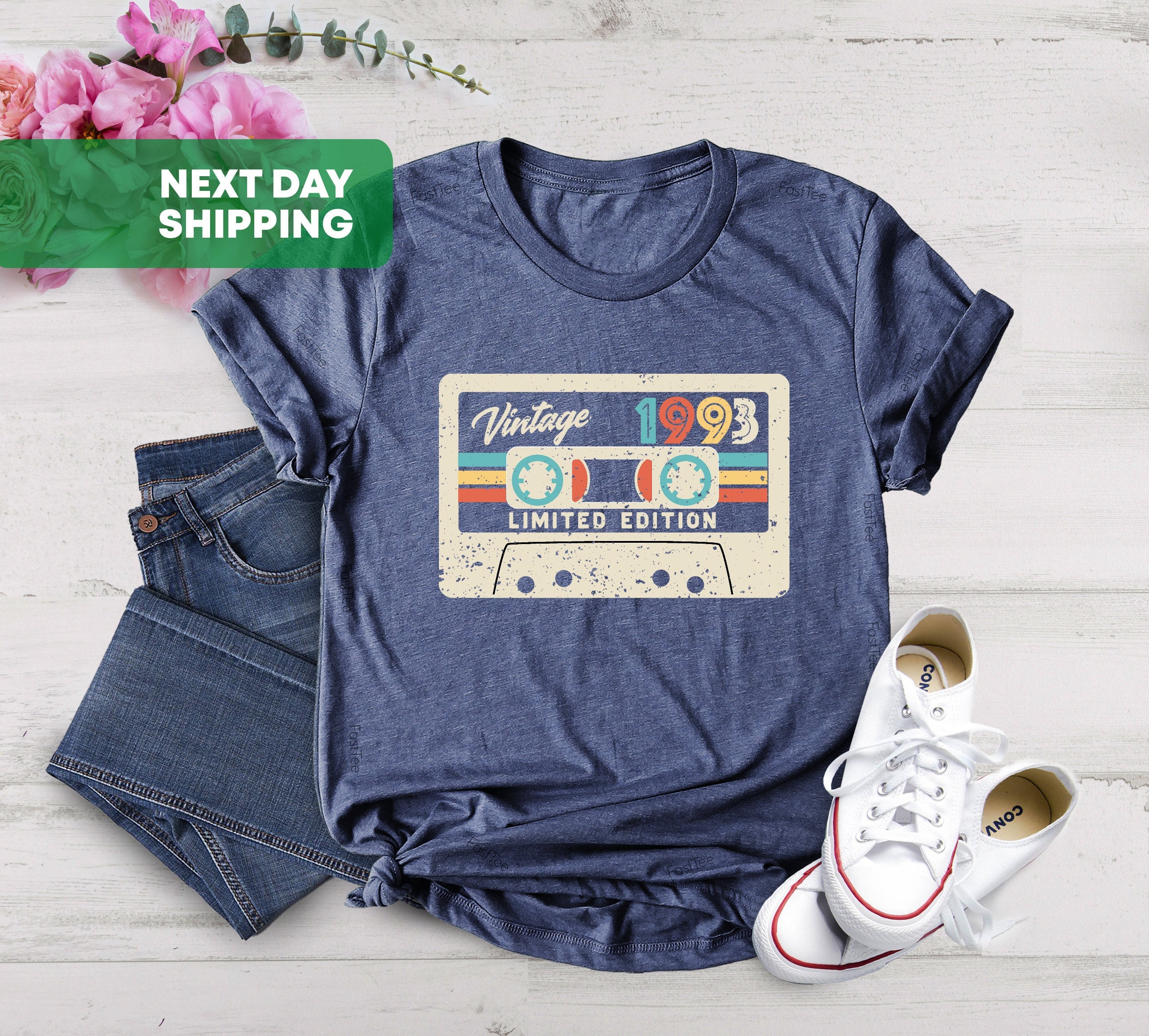 Vintage 30th Birthday Shirt, 1993 Limited Edition Cassette T-Shirt, 30th Birthday Shirt