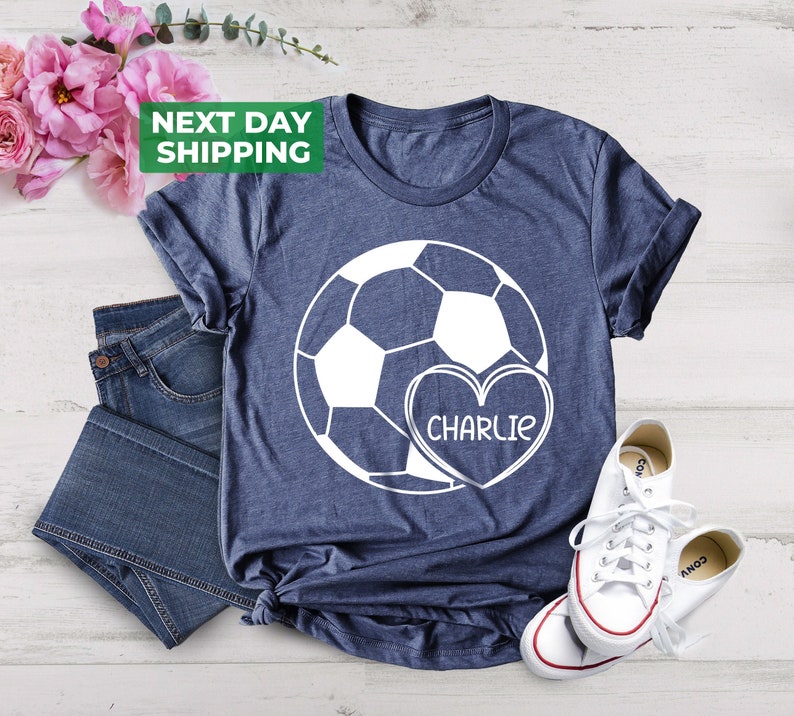 Personalized Soccer Ball Shirt Soccer Team Shirt Etsy