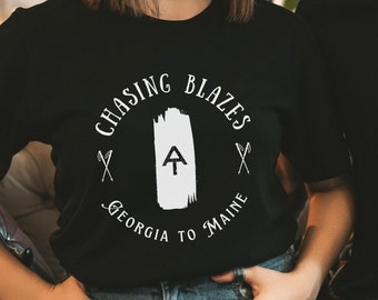 Appalachian Trail Shirt, Appalachian Trail Gifts, Thru Hiker Gift, Section Hiker Gift, Appalachian Trail White Blaze Shirt, Georgia To Maine