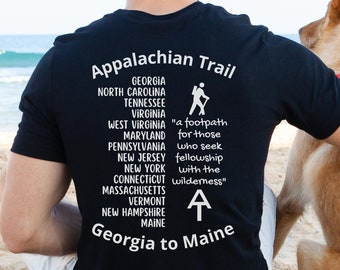 Appalachian Trail Shirt, Appalachian Trail Hiker Shirt, Appalachian Trail Gifts, Appalachian Trail Blaze TShirt, Georgia To Maine Shirt