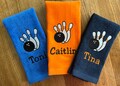 Personalized Bowling Towel | Bowling League Towel | Bowling Team Towel | Kids Birthday Party Gift Bag Item| Bowling Prize