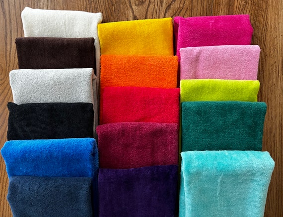 Plush Velour Large Hand Towel 16x26 Solid Blank Bath Hand Towel Plain Solid  Plush Velour Hand Towel 