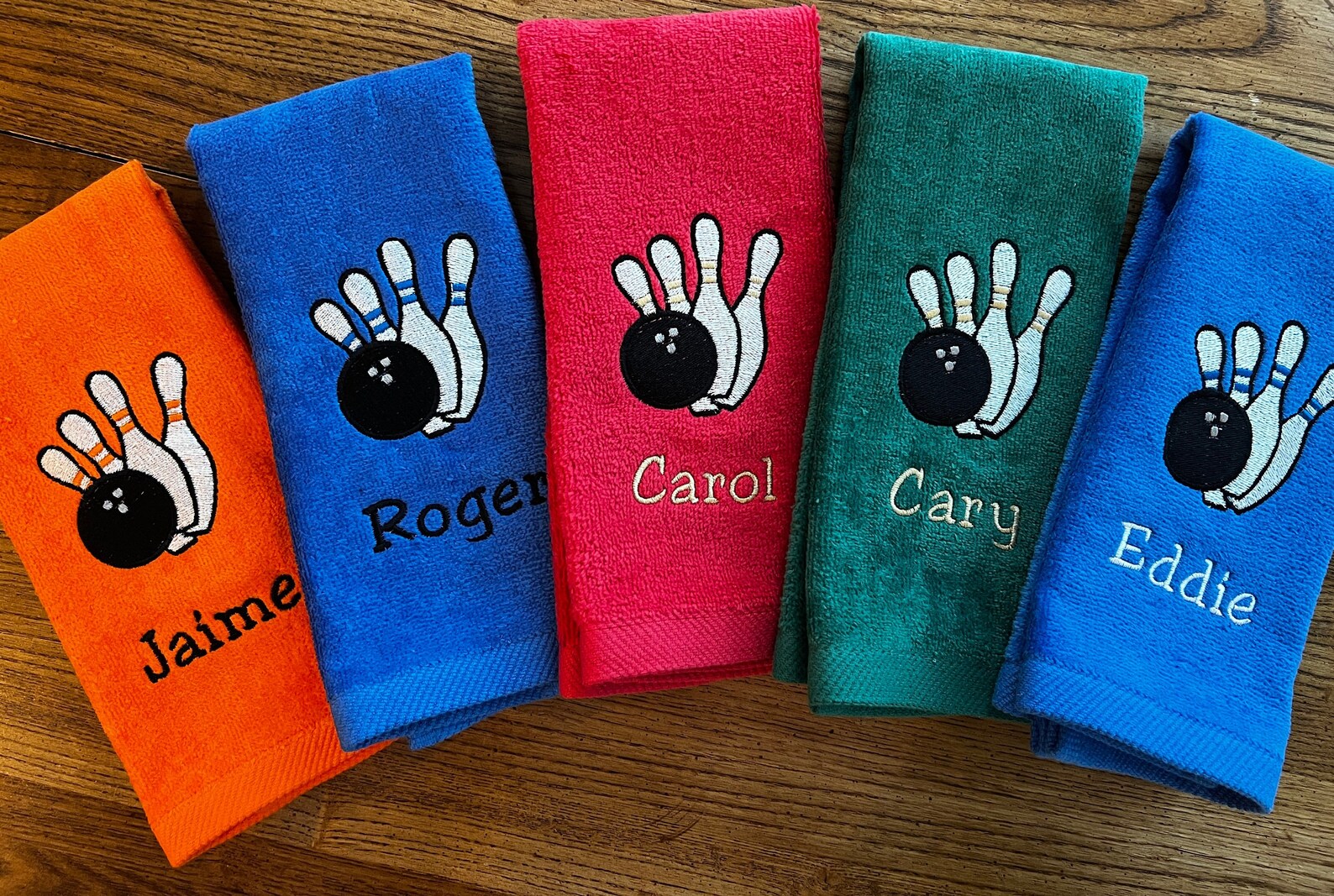 Personalized Bowling Towels Bowling League Towels Bowling Etsy