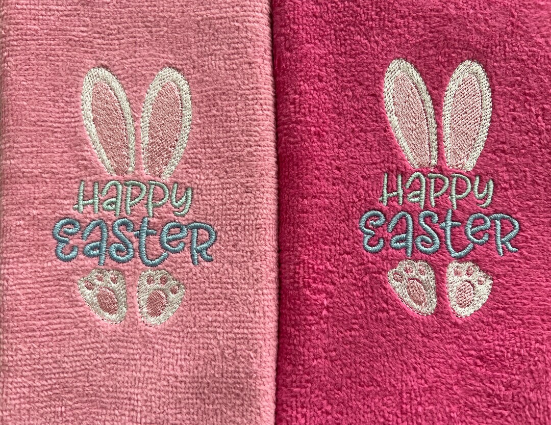 Happy Easter Fingertip Towels Happy Easter Bath Hand Towel Etsy