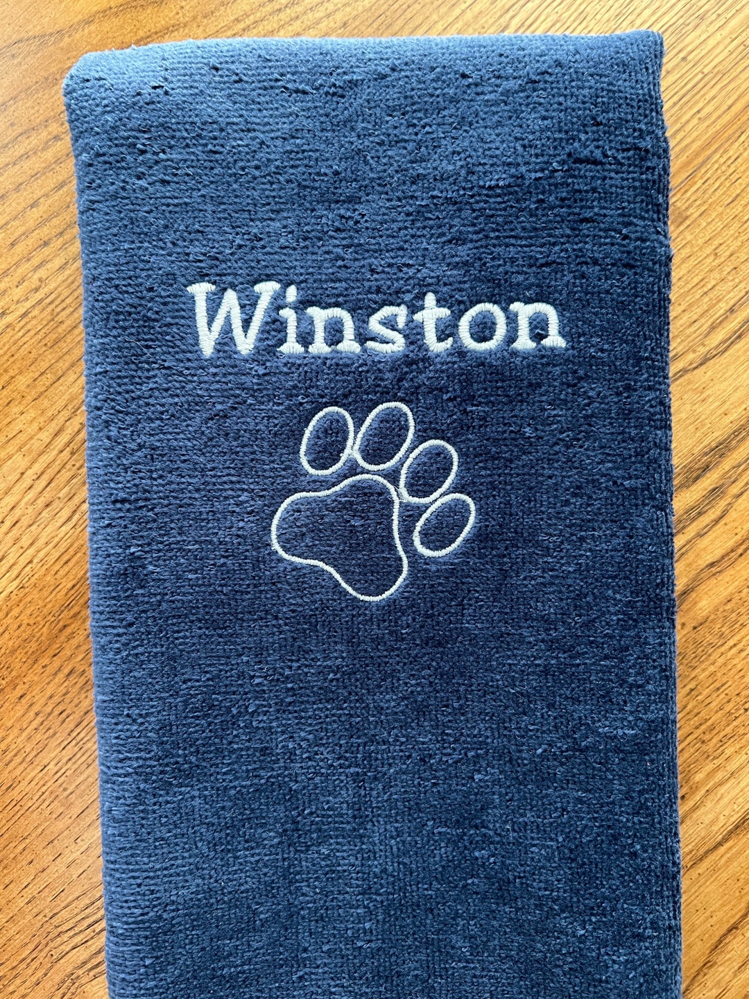 Dog or Cat Bath Hand Towel 16x26 Plush Velour Bath Towel for Pets Puppy