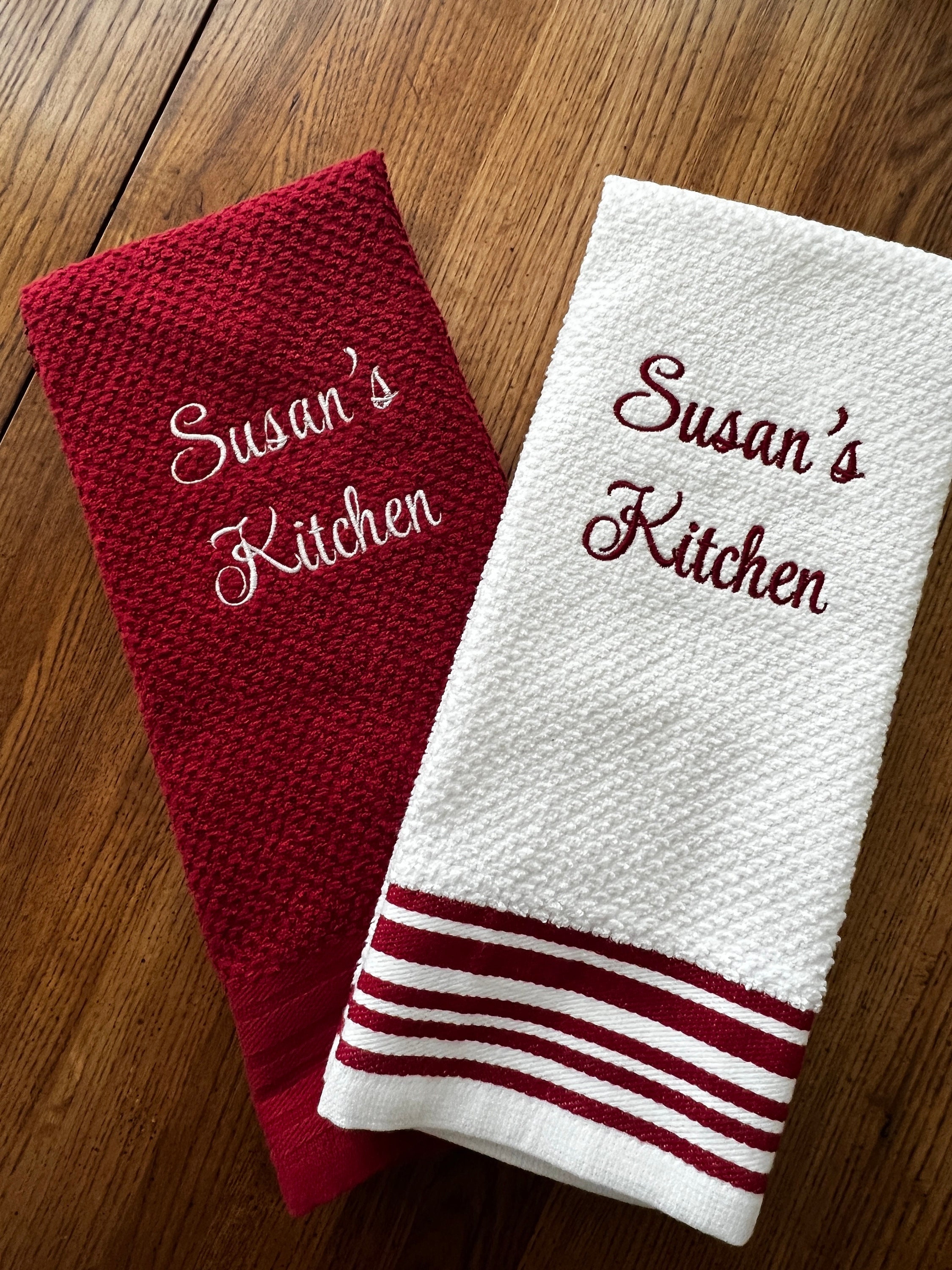 Swedish Kitchen Towels - Moose - Red - Esthetic Living