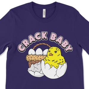 Funny &#39;Crack Baby&#39; Chick Shirt: Dark Humor Sarcastic Tee