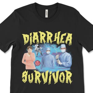 Durchfall Überlebender, Durchfall Überlebender, Lustiges Durchfall Shirt, Offensives Shirt, Lustiges Geschenk, Lustiges T-Shirt, Unangemessenes Shirt, Meme Shirt, sarkastisches Shirt, IBS Tee