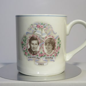 Princess Diana and Prince Charles Wedding 29th July 1981 Cup Mug Royal Collectable J&G Meakin