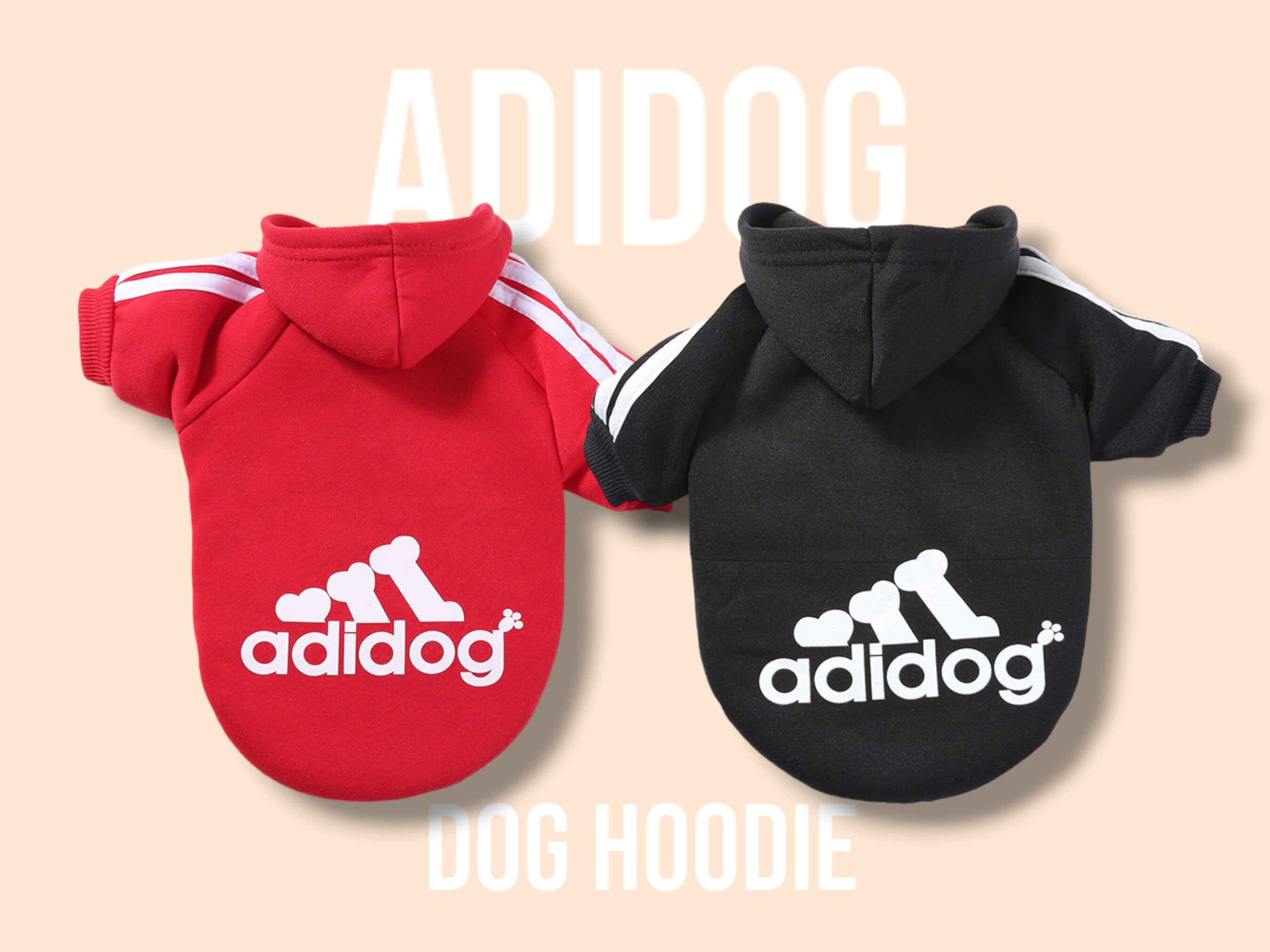Dog top adidas hoodie