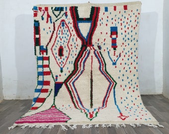 Custom White Moroccan Rug, Beni Oren Moroccan Rug Runner, Bespoke Entryway Rug, Custom Made Berber