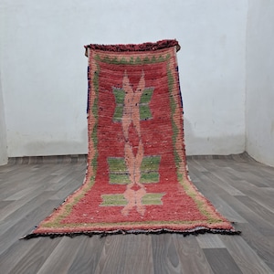 7X2FTCustom Red rug , Traditional Moroccan rug , Moroccan Vintage rug , Rug for living room , Tapis Berber