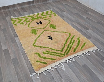 Custom Fabulous Moroccan rug, Colored Wool Carpet ,Authentic Moroccan Rug,Custom Moroccan Rug , Handmade Moroccan Rug,